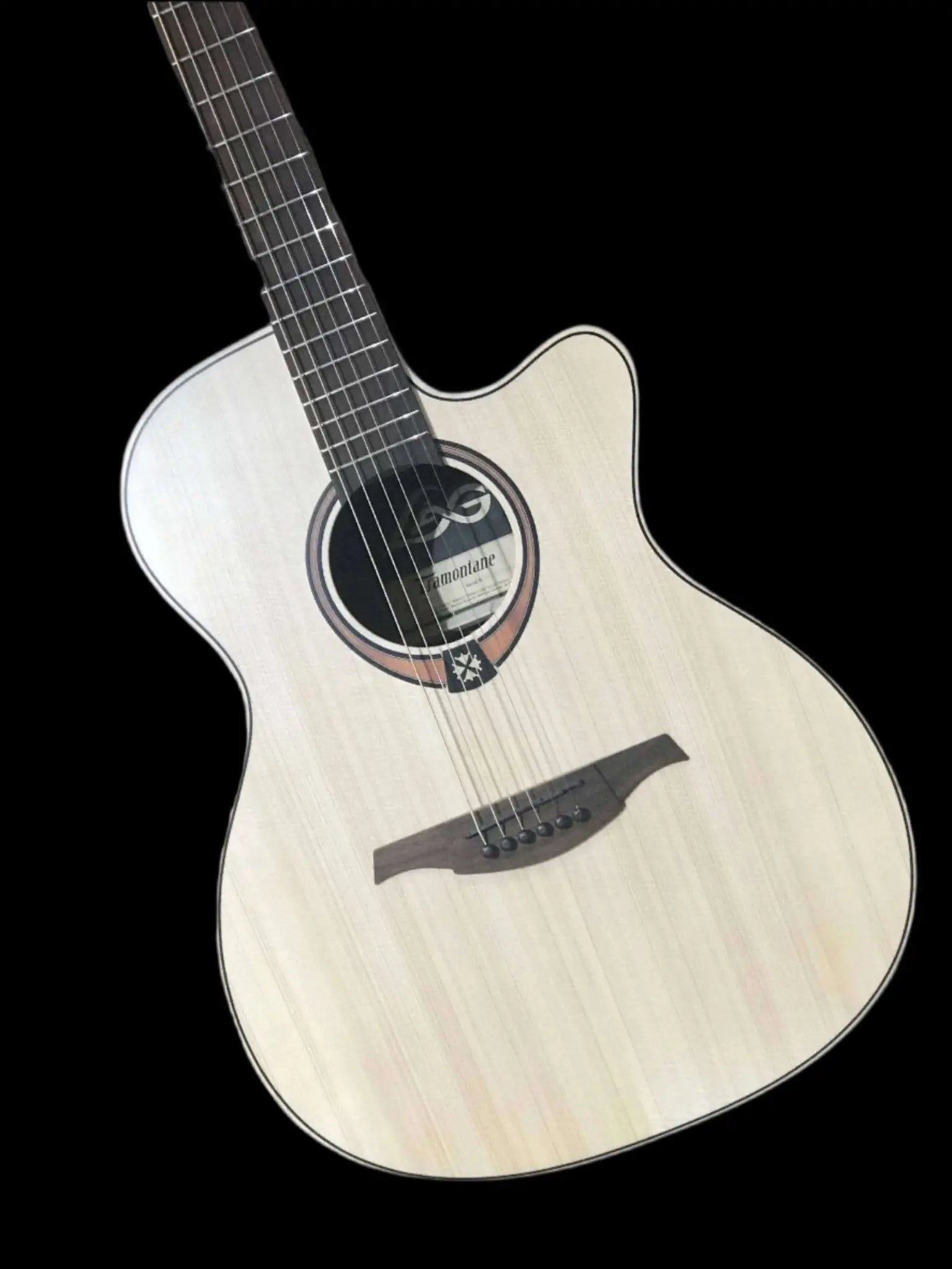 LAG TRAMONTANE T70ACE AUDITORIUM CUTAWAY ELECTRO - Richards Guitars Of Stratford Upon Avon