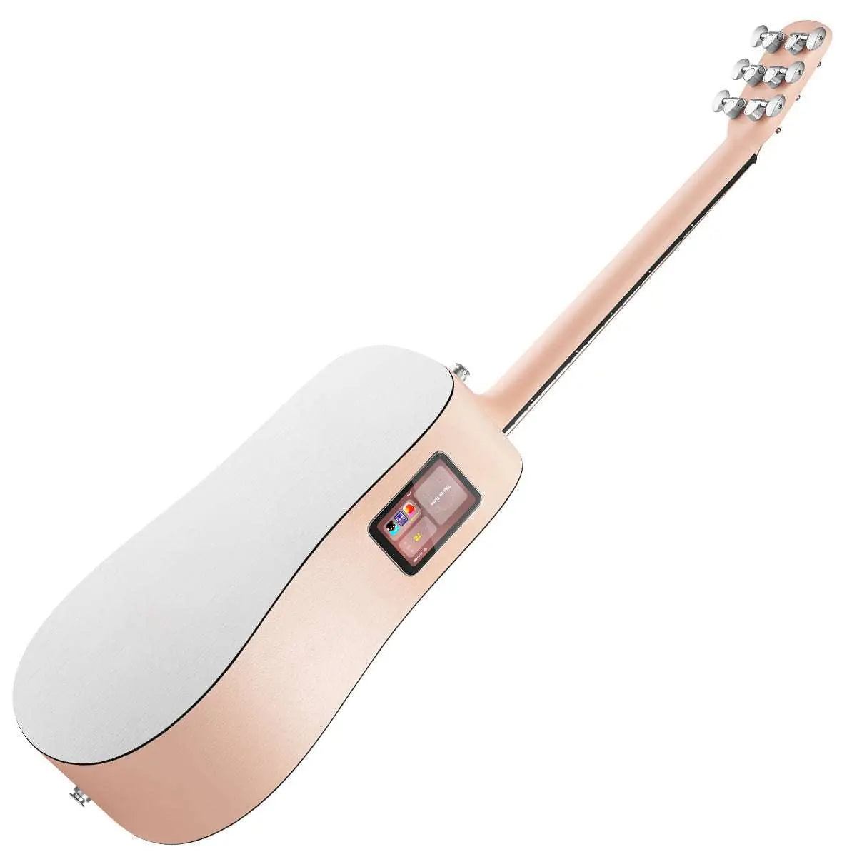 LAVA ME PLAY 36" with Lite Bag ~ Light Peach/Frost White - Richards Guitars Of Stratford Upon Avon