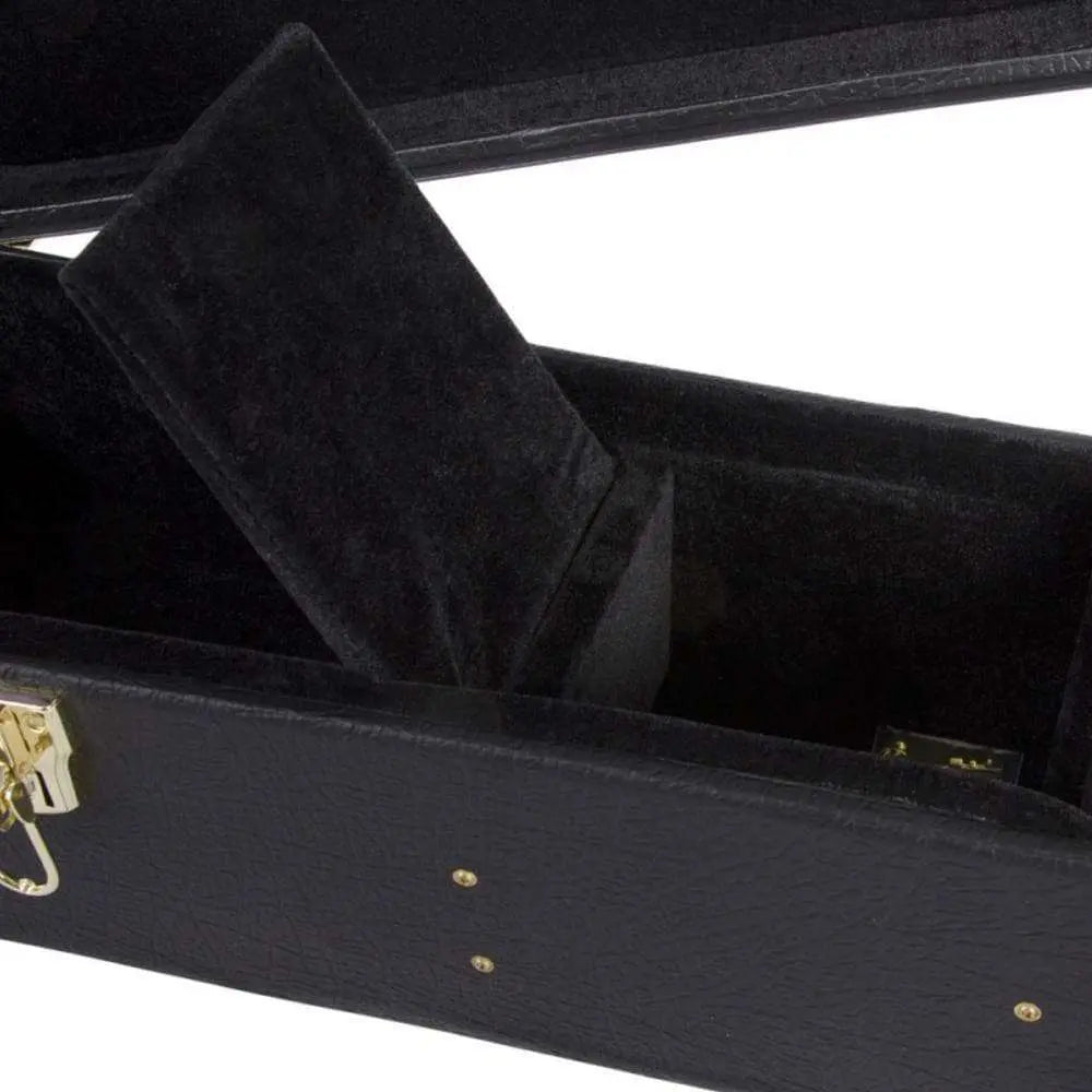 On Stage Hardshell Classic Guitar Case ~ Black - Richards Guitars Of Stratford Upon Avon