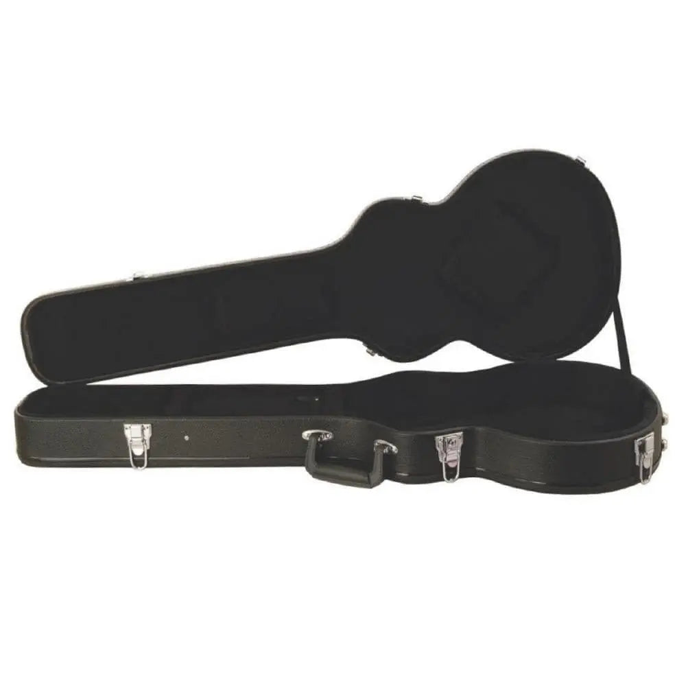 On Stage Hardshell Guitar Case ~ Single C/A Electric ~ Black - Richards Guitars Of Stratford Upon Avon