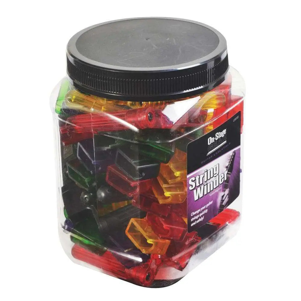 On - Stage String Winder Jar of 45pcs - Richards Guitars Of Stratford Upon Avon