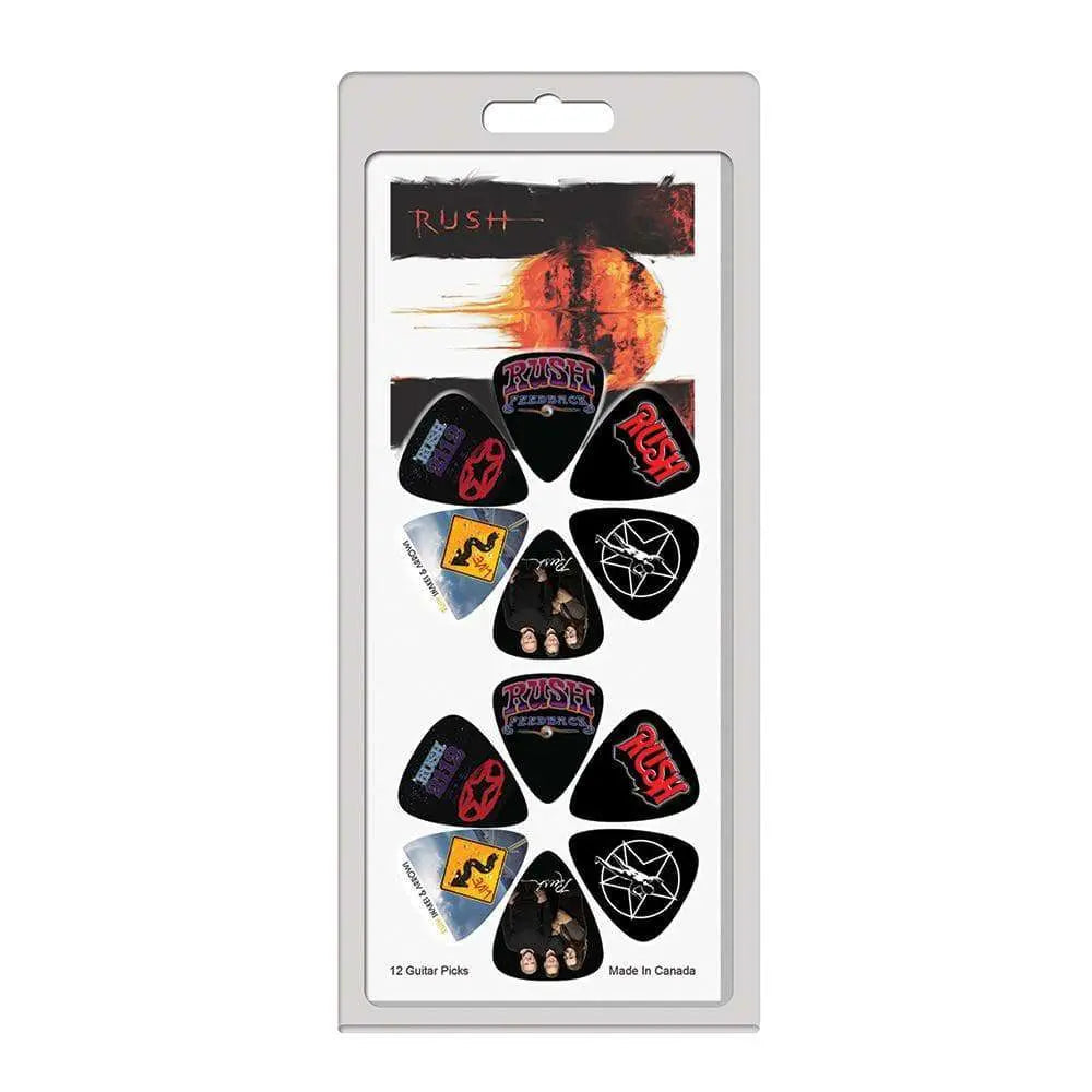 Perri's 12 Pick Pack ~ Rush - Richards Guitars Of Stratford Upon Avon
