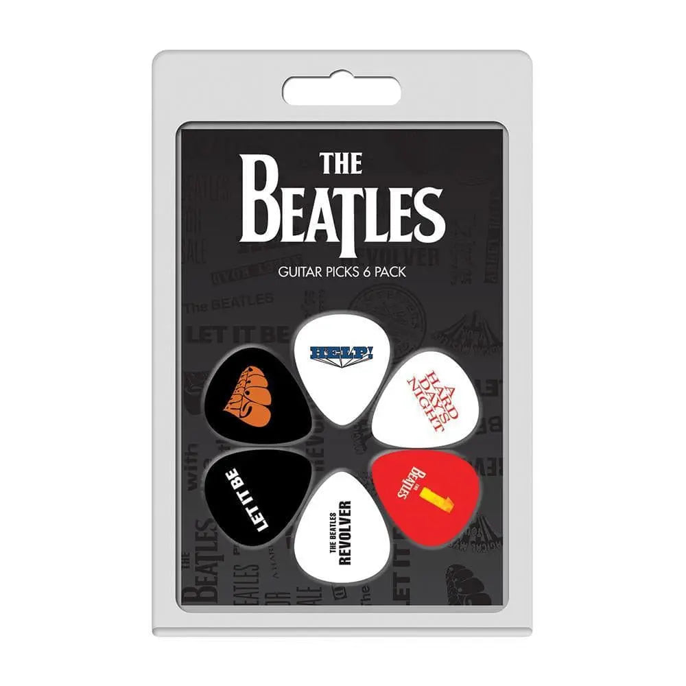 Perri's 6 Pick Pack ~ The Beatles Albums 2 - Richards Guitars Of Stratford Upon Avon