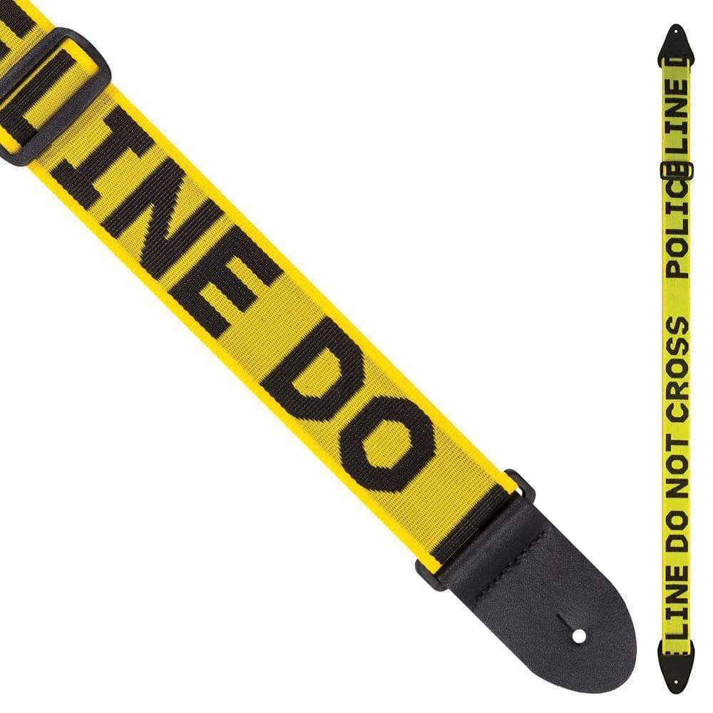 Perri's Nylon Guitar Strap ~ Do Not Cross - Richards Guitars Of Stratford Upon Avon