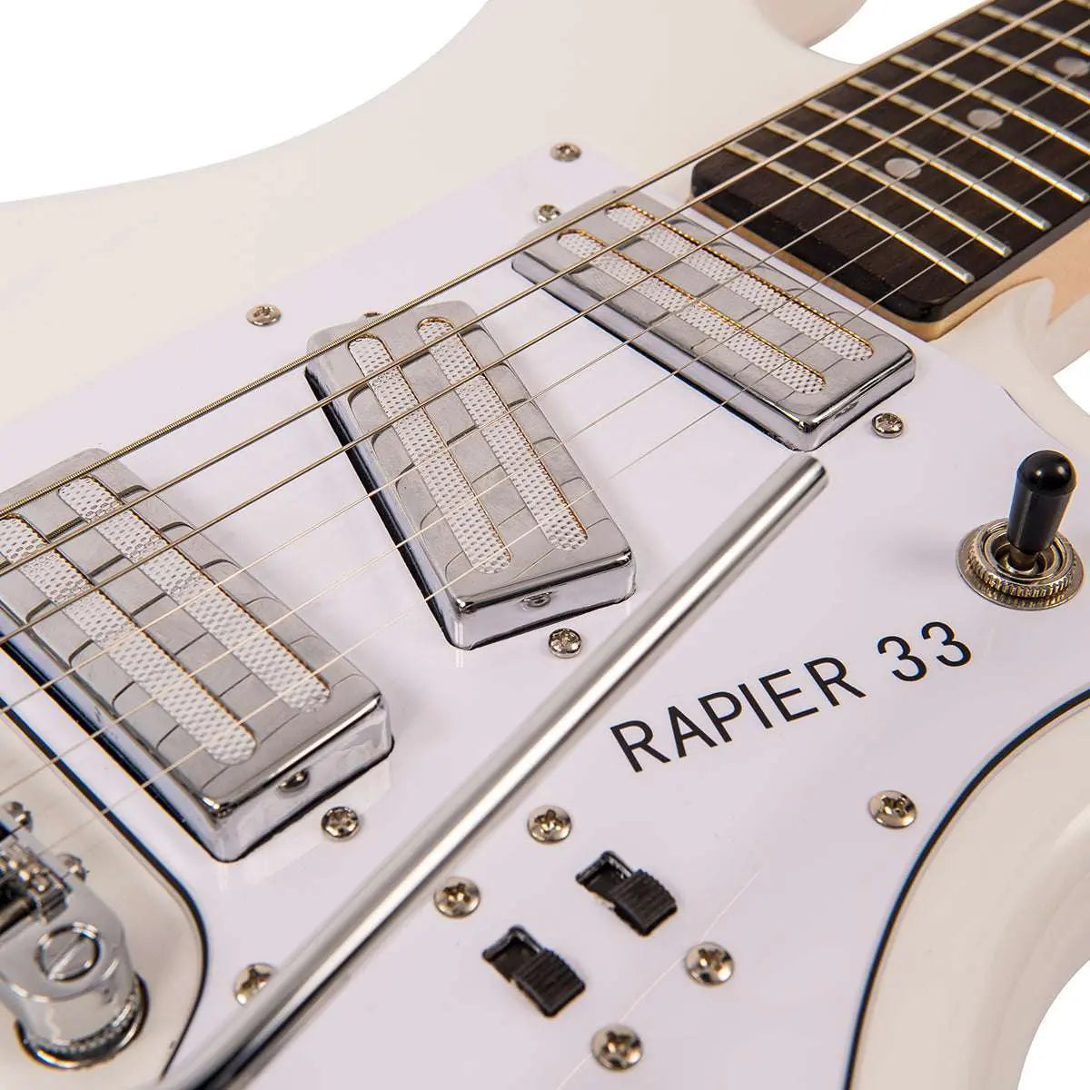 Rapier 33 Electric Guitar ~ Artic White - Richards Guitars Of Stratford Upon Avon