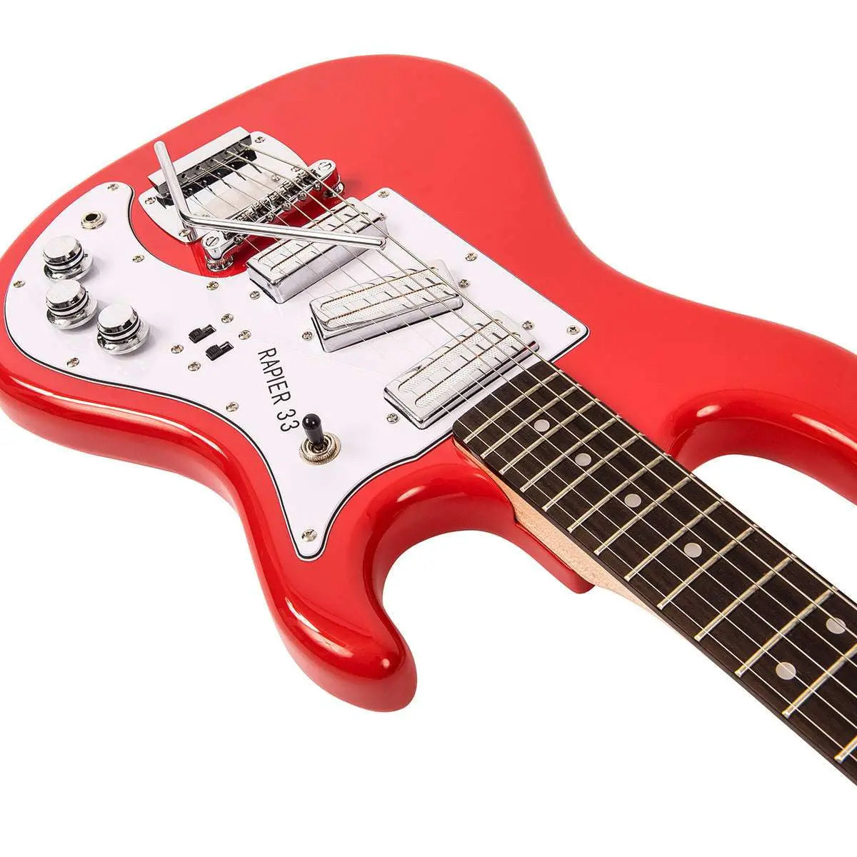 Rapier 33 Electric Guitar ~ Fiesta Red - Richards Guitars Of Stratford Upon Avon
