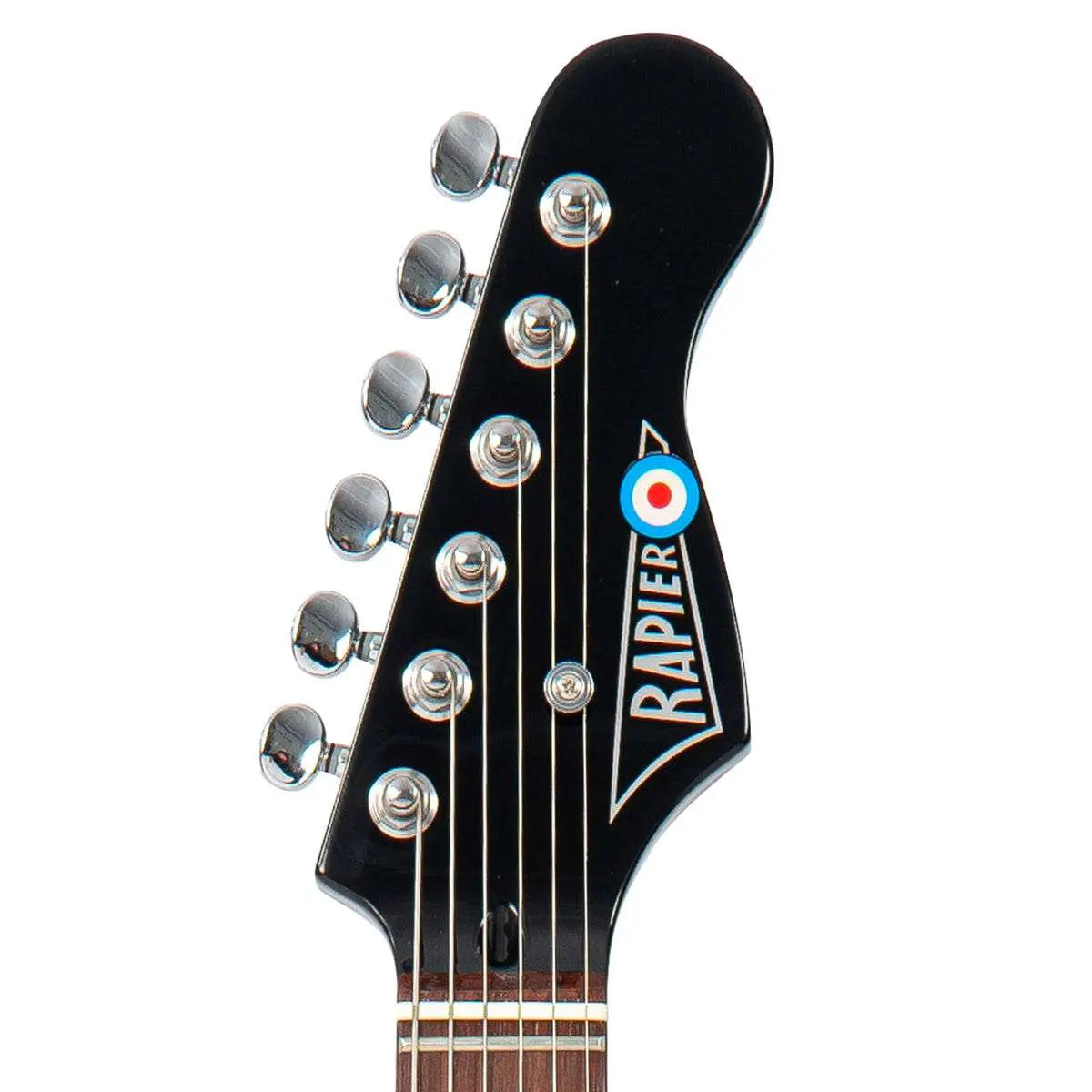 Rapier Deluxe Electric Guitar ~ Gloss Black - Richards Guitars Of Stratford Upon Avon