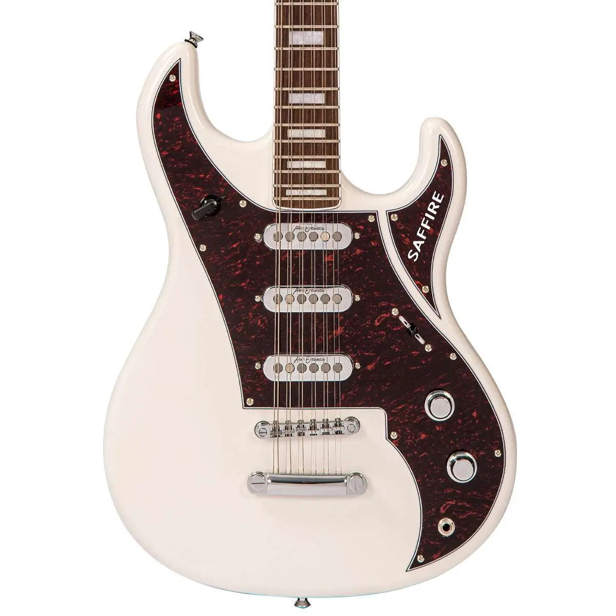 Rapier Saffire 12 String Electric Guitar ~ Vintage White - Richards Guitars Of Stratford Upon Avon