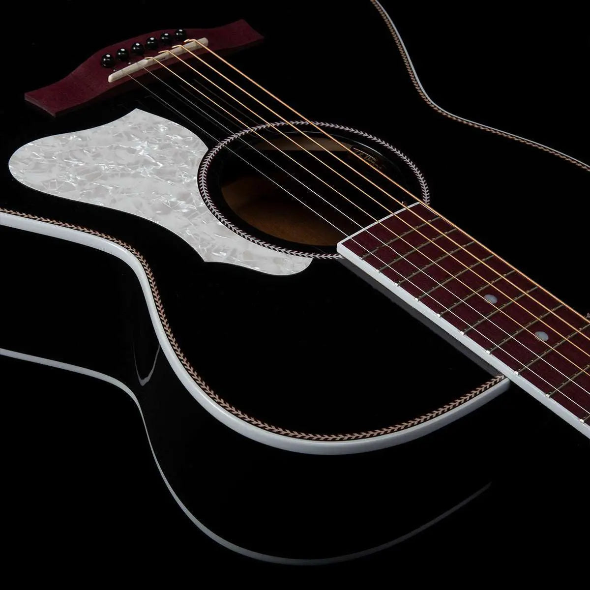 Seagull Artist LTD Electro - Acoustic Guitar ~ Tuxedo Black Anthem with Bag - Richards Guitars Of Stratford Upon Avon