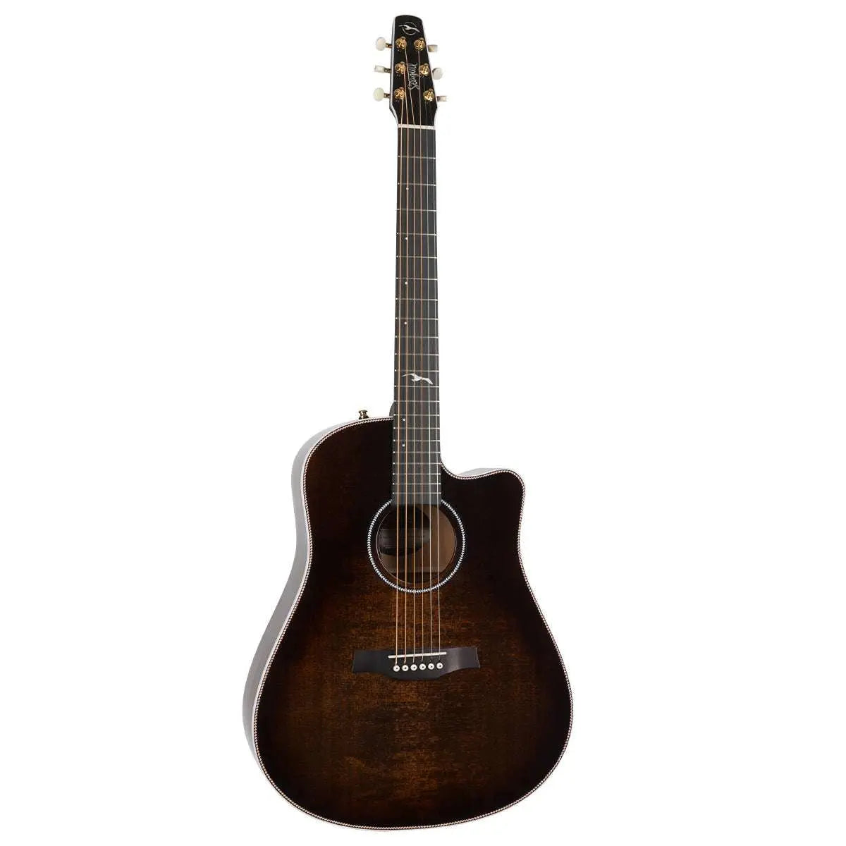 Seagull Artist Peppino Signature C/A Electro - Acoustic Guitar ~ Bourbon Burst with Bag - Richards Guitars Of Stratford Upon Avon