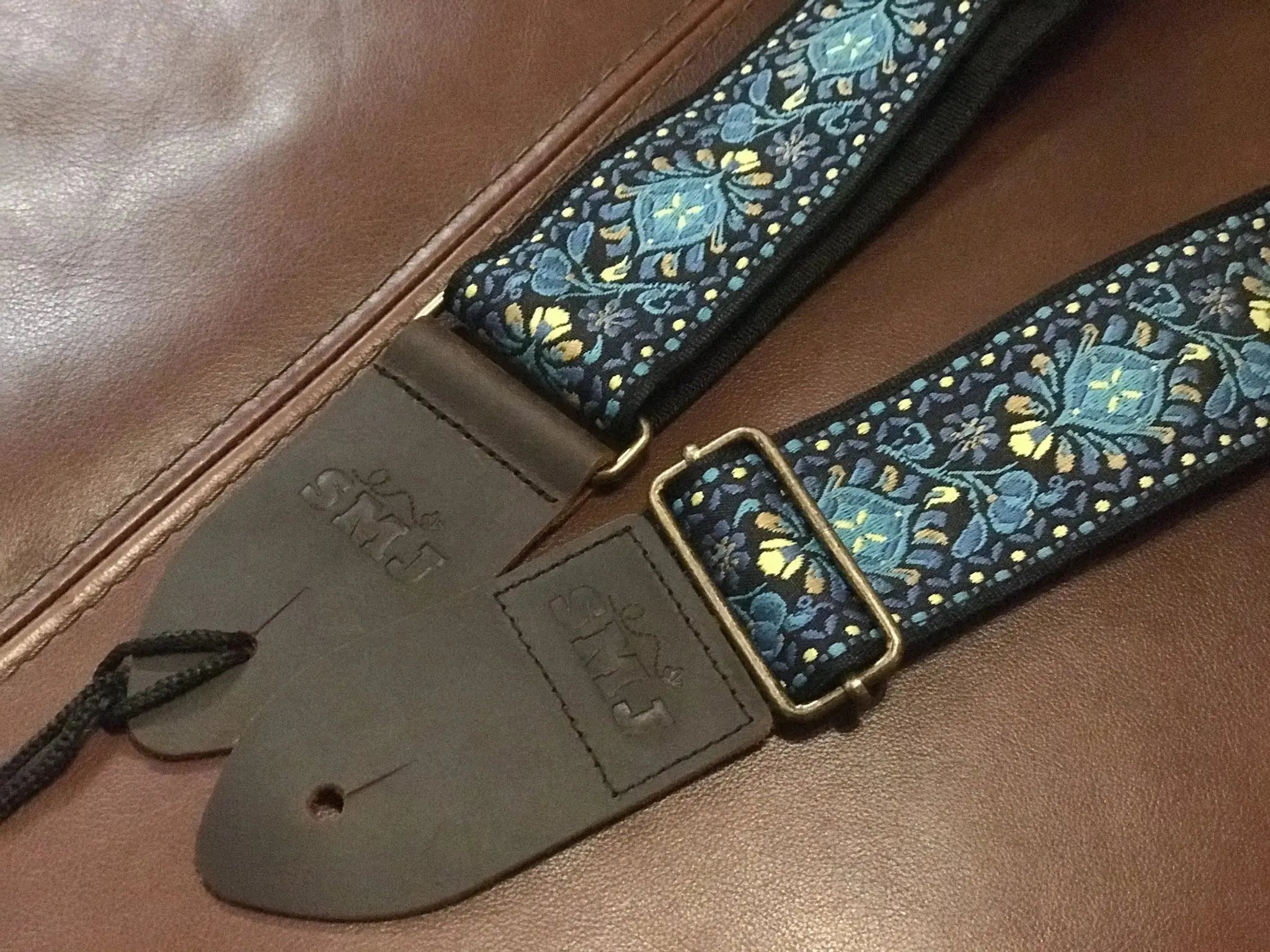 SMJ Reserve Collection "Adonis Blue" Guitar Strap - Richards Guitars Of Stratford Upon Avon