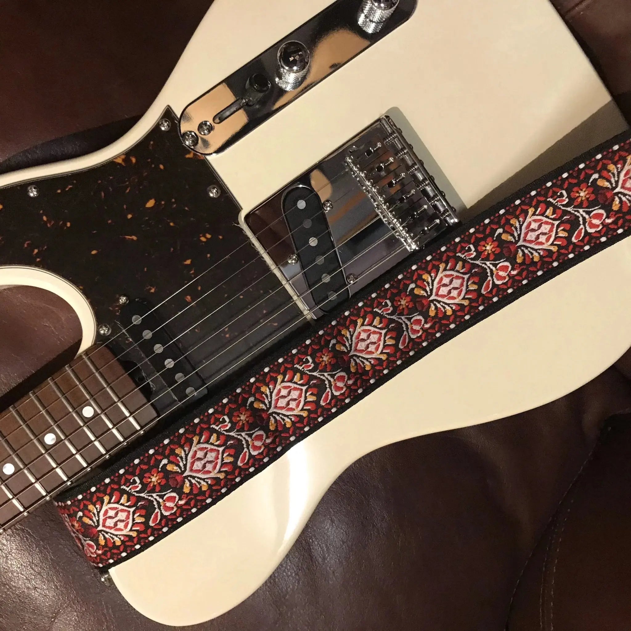 SMJ Reserve Collection "Red Admiral" Guitar Strap - Richards Guitars Of Stratford Upon Avon