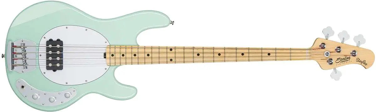 Sterling By Musicman SUB SRAY 4 MINT GREEN MAPLE F/B AND NECK - Richards Guitars Of Stratford Upon Avon