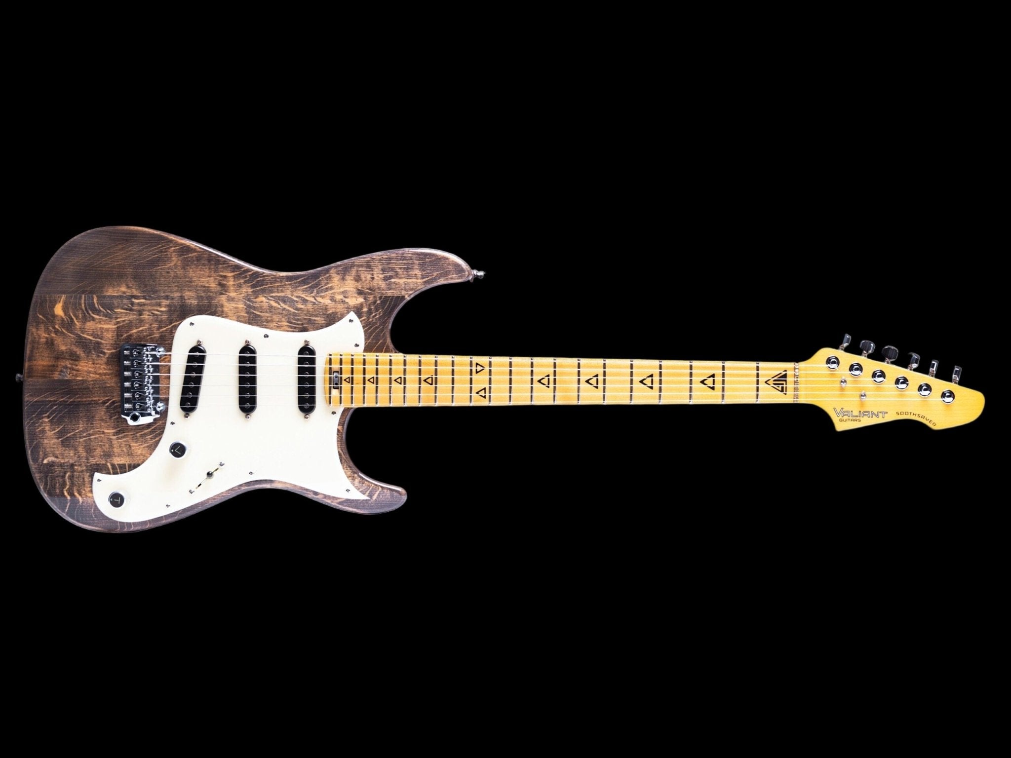 Valiant Soothsayer Burning Grey Electric Guitar - Richards Guitars Of Stratford Upon Avon