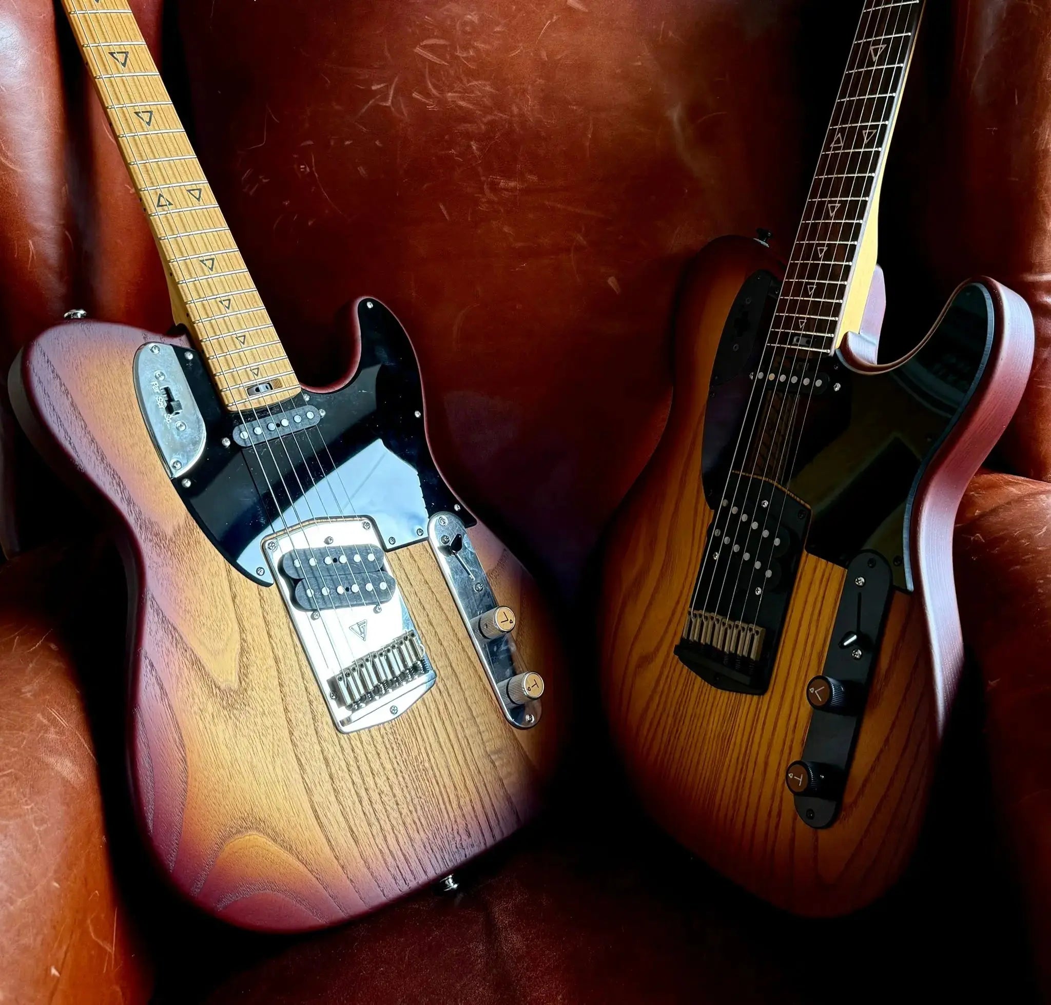 Valiant Titan Sunburst With Stainless Steel Frets Upgrade - Richards Guitars Of Stratford Upon Avon