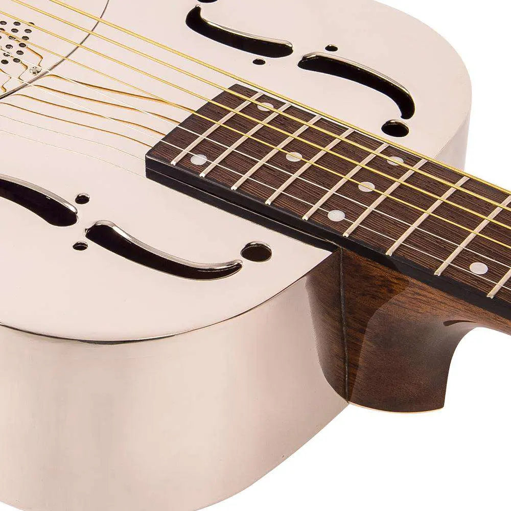 Vintage AMG1 Resonator Guitar ~ Chrome - Richards Guitars Of Stratford Upon Avon