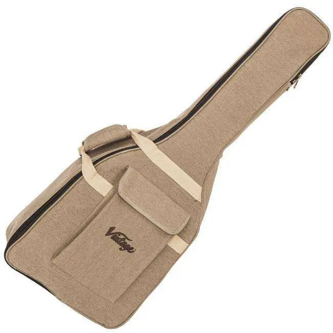 VINTAGE CANVAS ACOUSTIC/SEMI ACOUSTIC GUITAR GIG BAG - Richards Guitars Of Stratford Upon Avon
