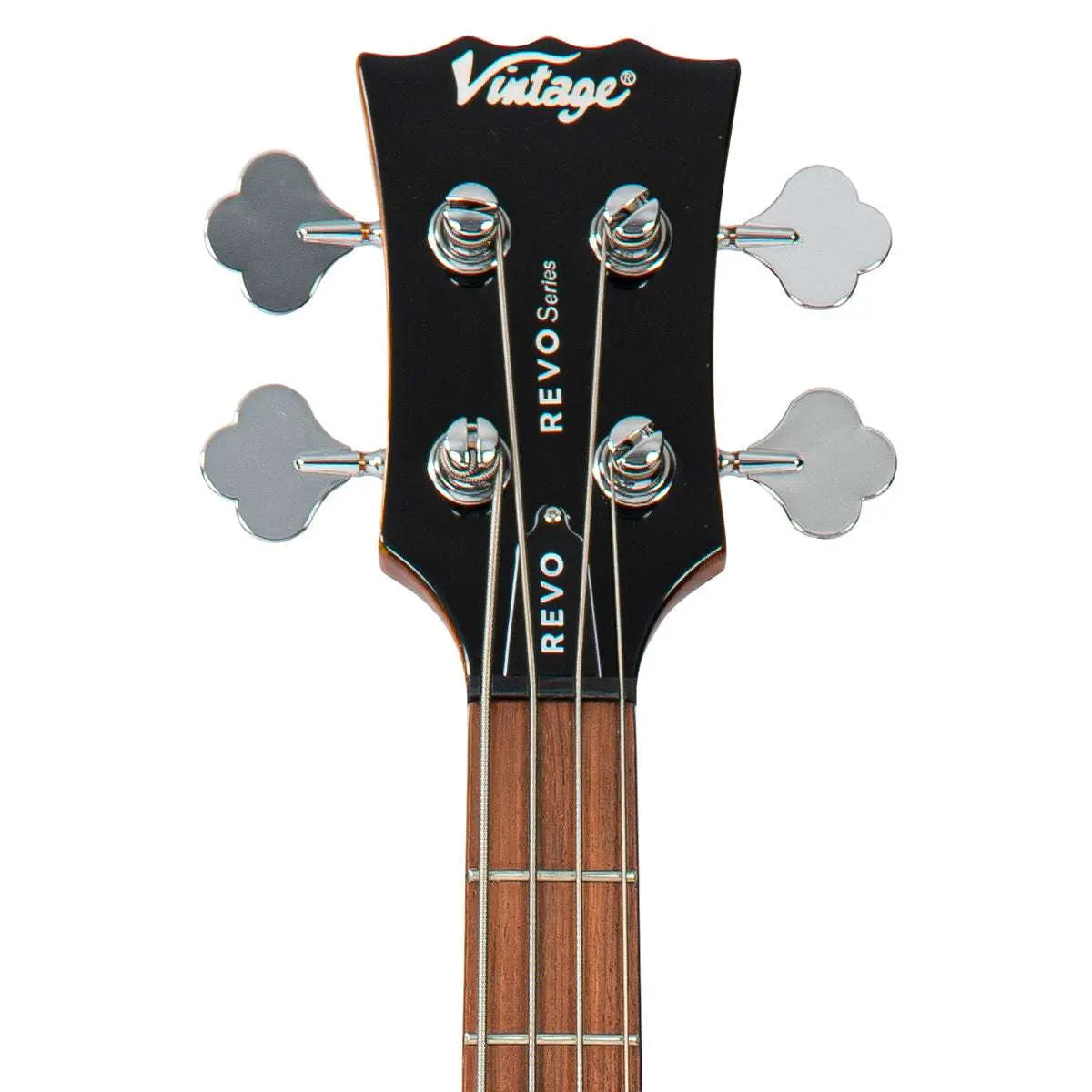 Vintage REVO Series 'Callan' Bass ~ See Thru Honey - Richards Guitars Of Stratford Upon Avon