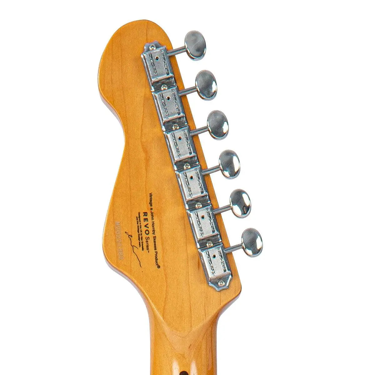 Vintage REVO Series 'Colt' HS Duo Electric Guitar ~ Firenza Red - Richards Guitars Of Stratford Upon Avon