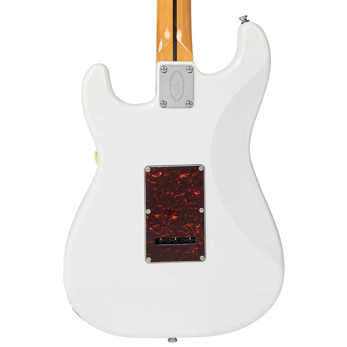 Vintage REVO Series 'Deluxe' Guitar ~ Arctic White - Richards Guitars Of Stratford Upon Avon