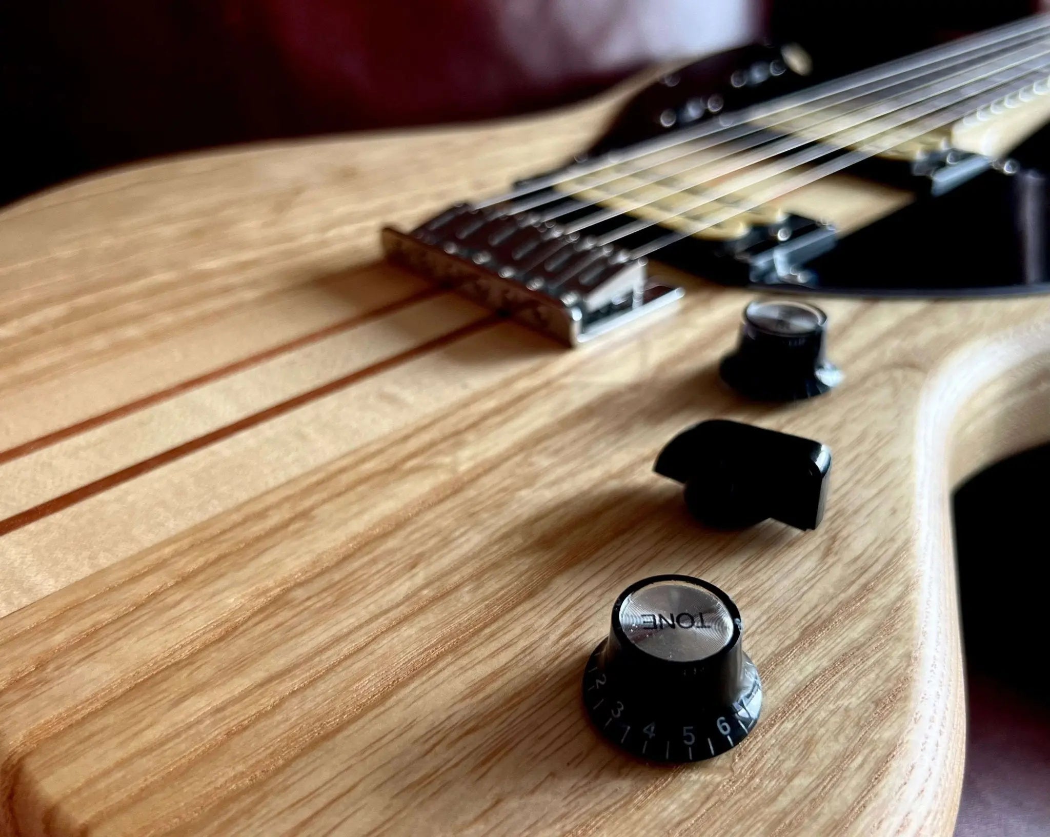 Vintage REVO Series 'Integra' Electric Guitar ~ Satin Natural - Richards Guitars Of Stratford Upon Avon