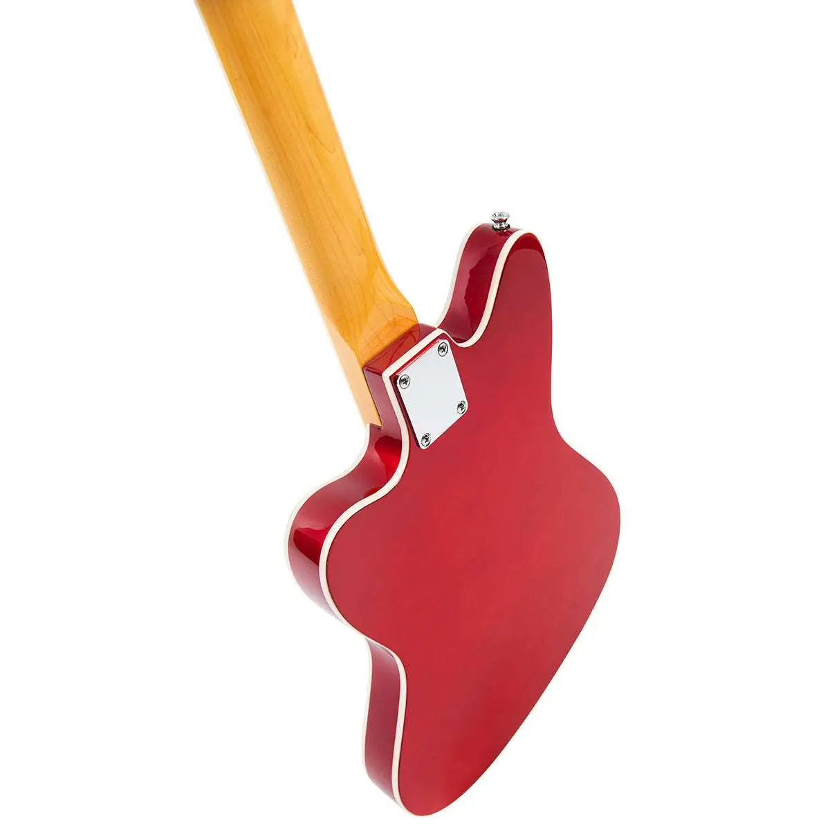 Vintage REVO Series 'Surfmaster Thinline 12' Electric Guitar ~ Candy Apple Red - Richards Guitars Of Stratford Upon Avon