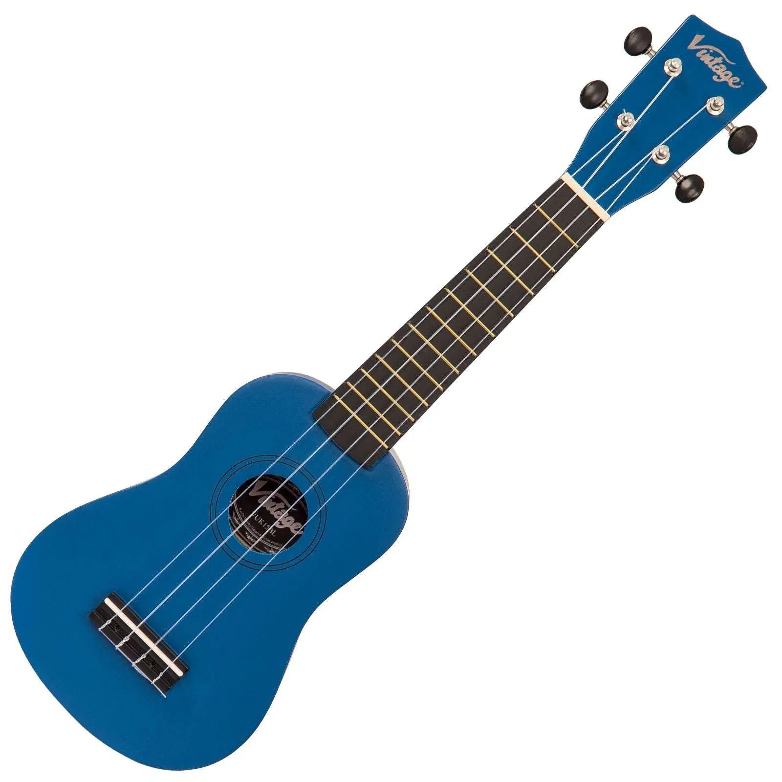Vintage Soprano Ukulele ~ Satin Blue - Richards Guitars Of Stratford Upon Avon