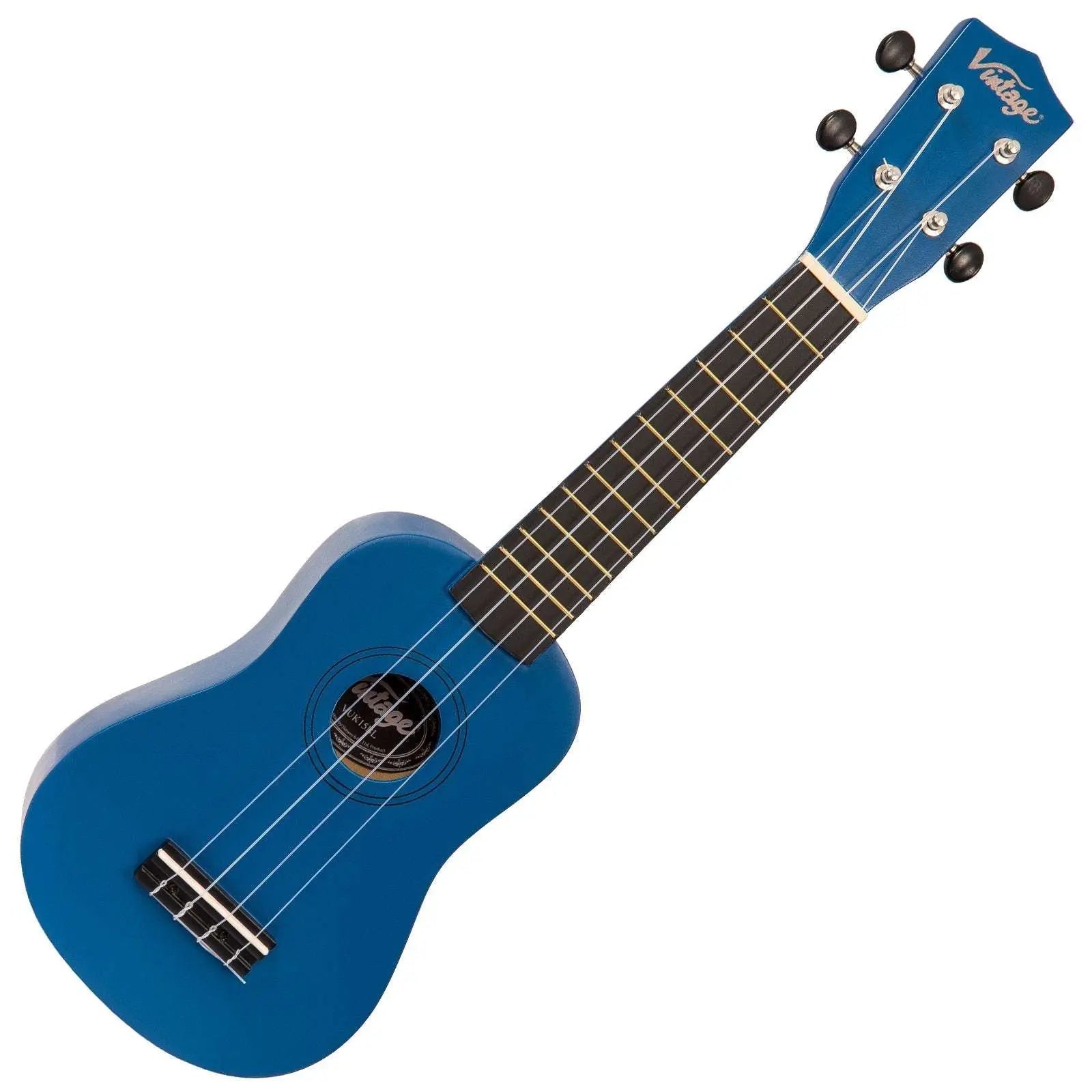 Vintage Soprano Ukulele ~ Satin Blue - Richards Guitars Of Stratford Upon Avon