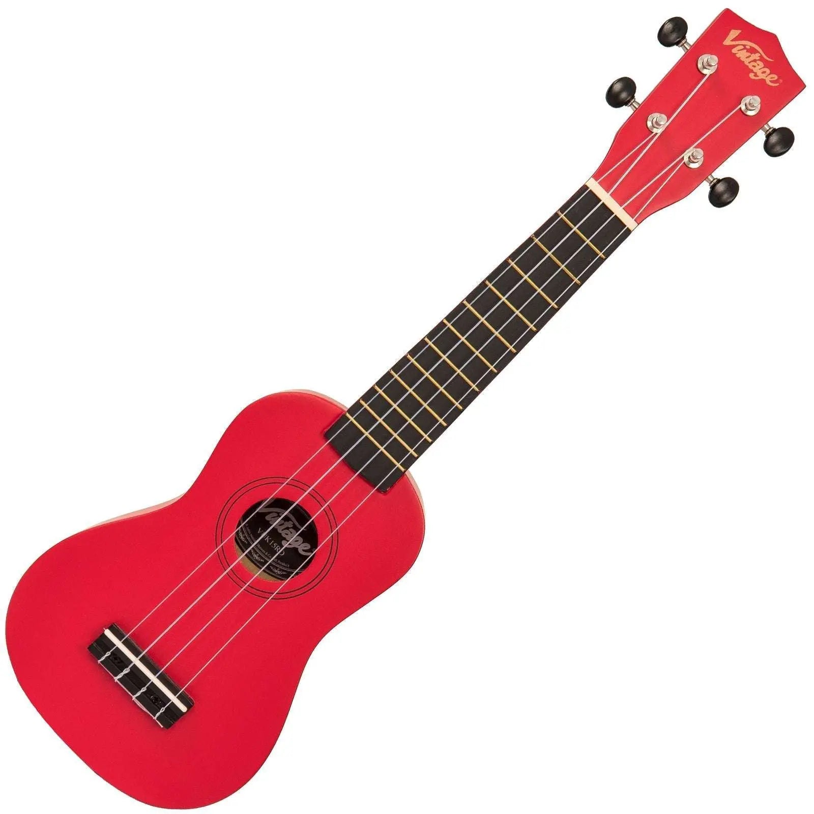 Vintage Soprano Ukulele ~ Satin Red - Richards Guitars Of Stratford Upon Avon