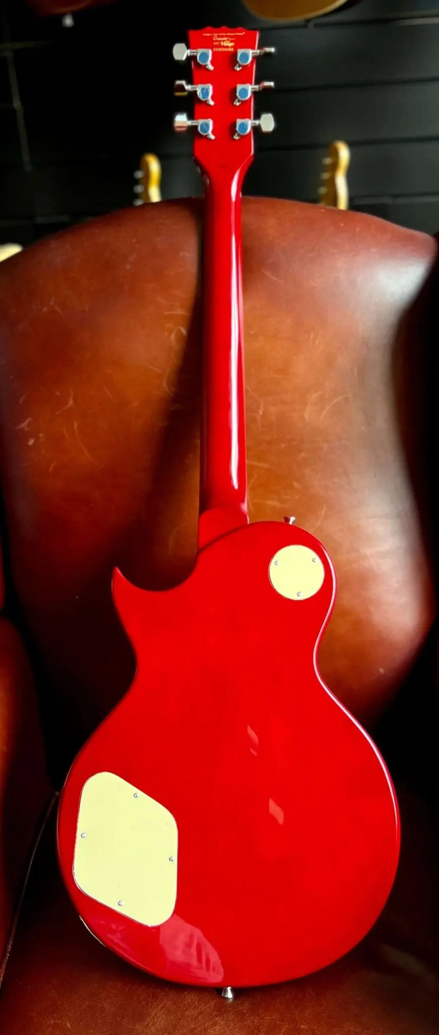 Vintage V10 Coaster Series Electric Guitar ~ Cherry Sunburst - Richards Guitars Of Stratford Upon Avon