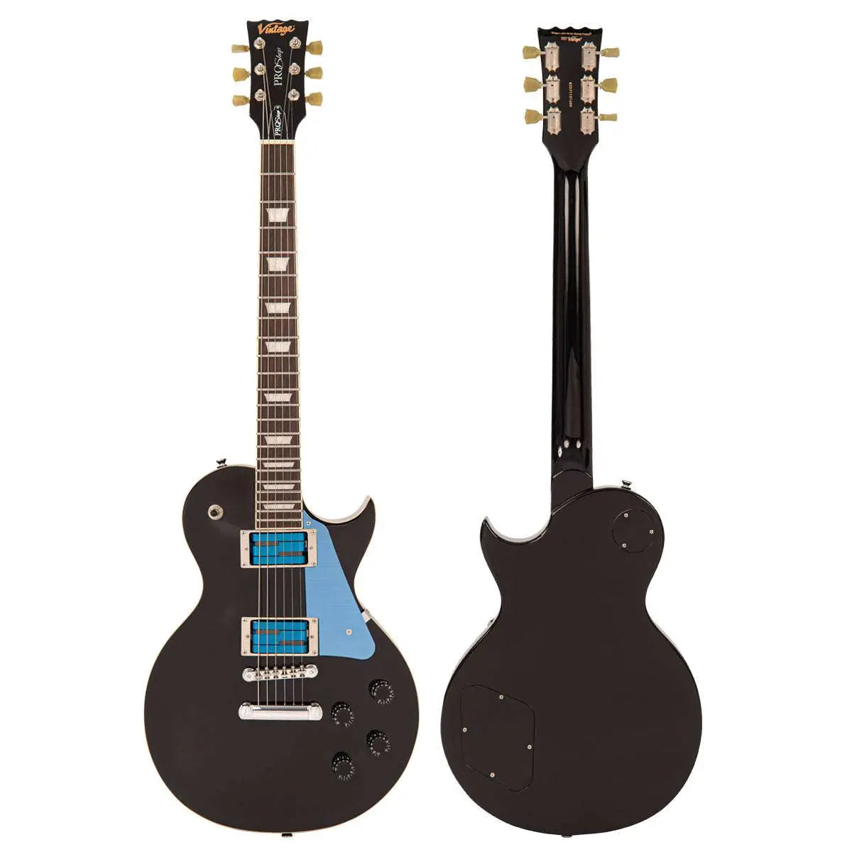 Vintage V100 ProShop Unique ~ Blue Alumitone - Richards Guitars Of Stratford Upon Avon