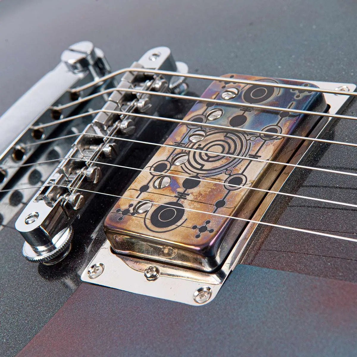 Vintage V100 ProShop Unique ~ 'Nebula' - Richards Guitars Of Stratford Upon Avon