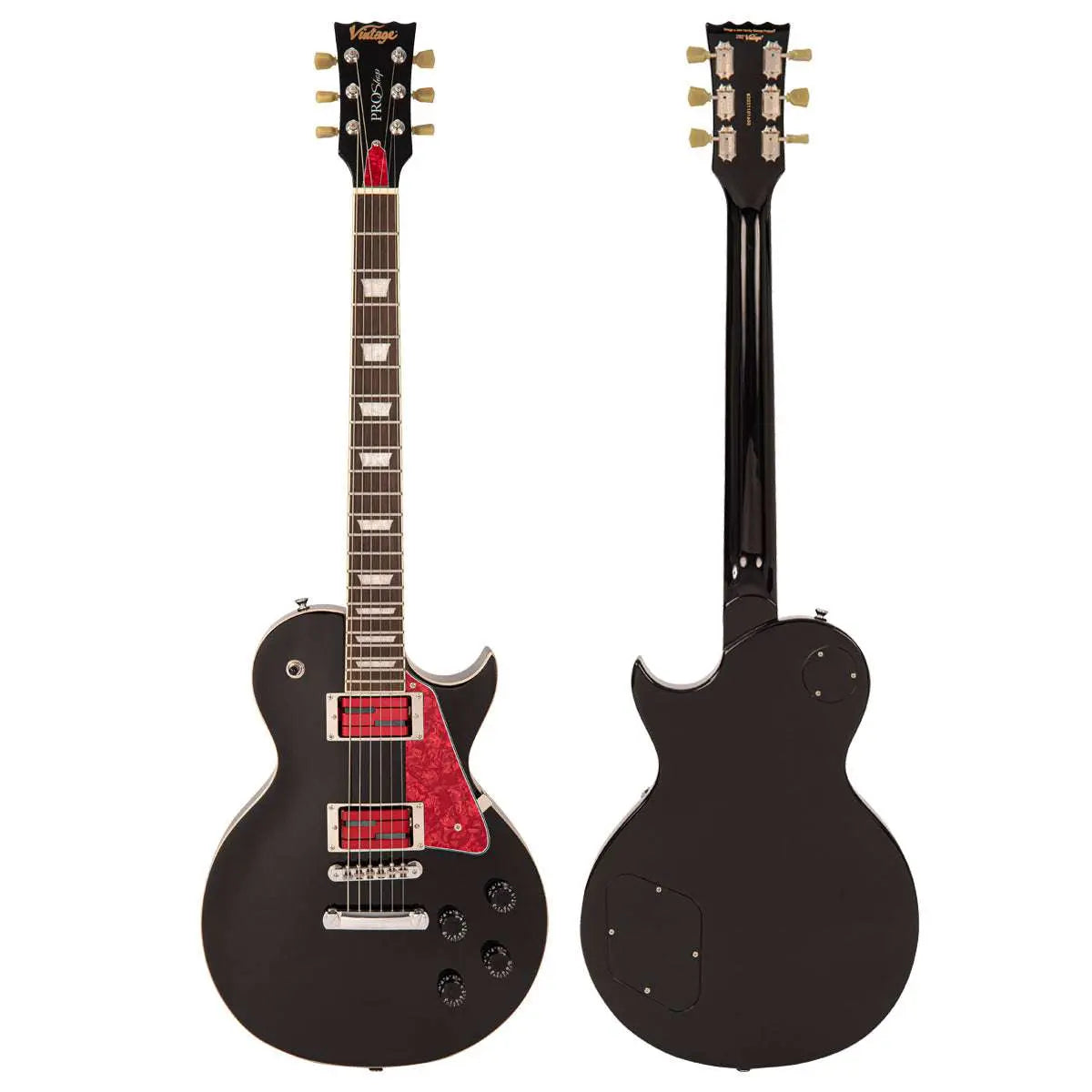 Vintage V100 ProShop Unique ~ Red Alumitone - Richards Guitars Of Stratford Upon Avon