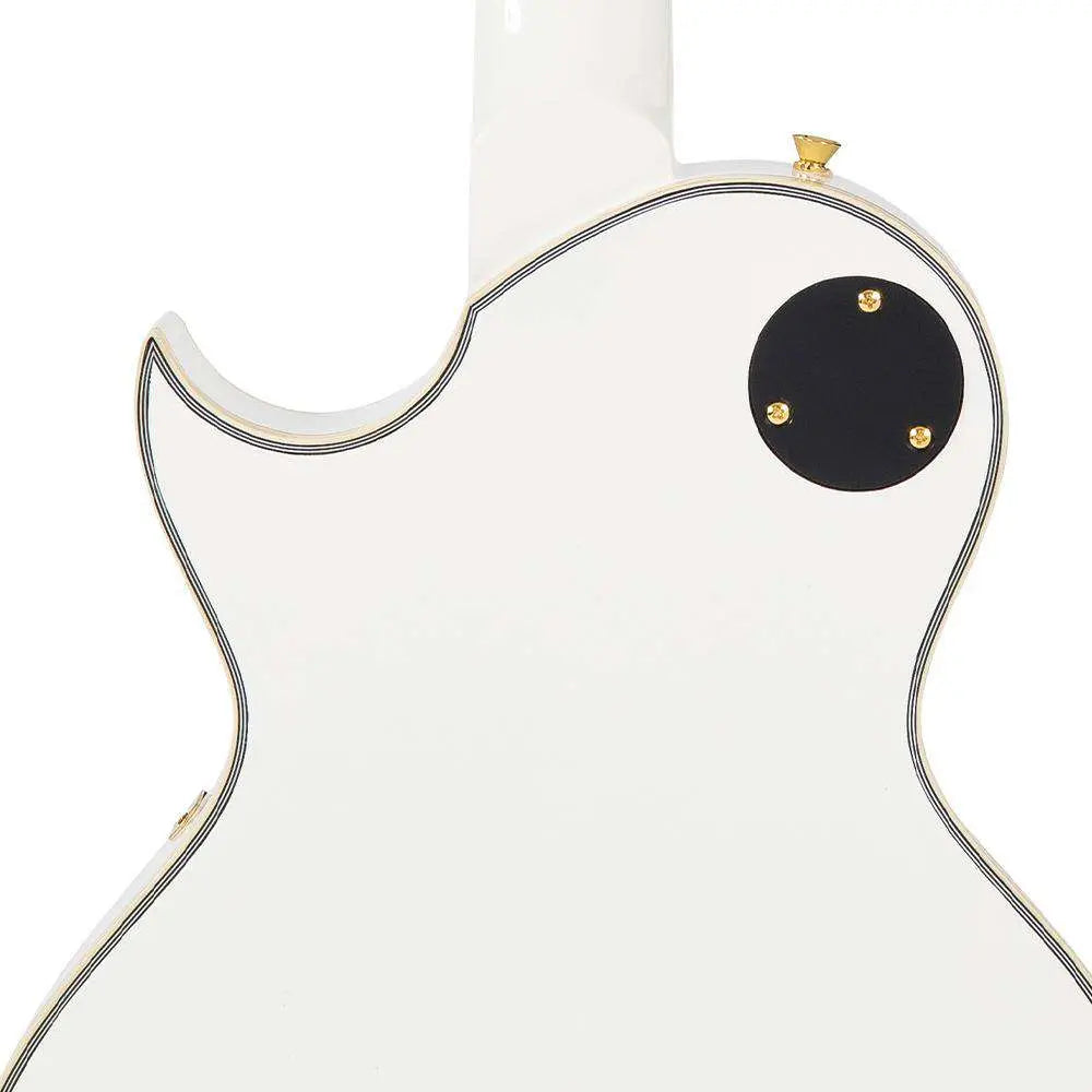 Vintage V1003AW ReIssued 3 Pickup Electric Guitar ~ Arctic White - Richards Guitars Of Stratford Upon Avon