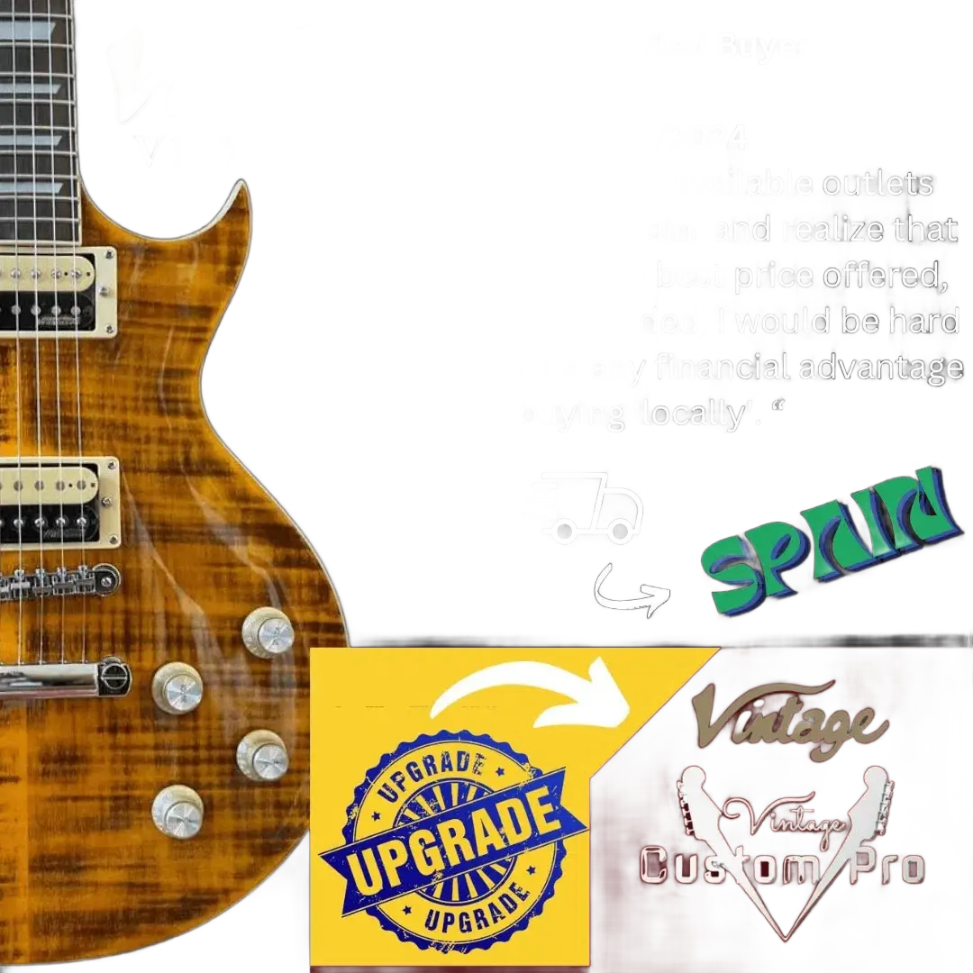 Vintage* V100AFD Electric Guitar - Richards Guitars Of Stratford Upon Avon