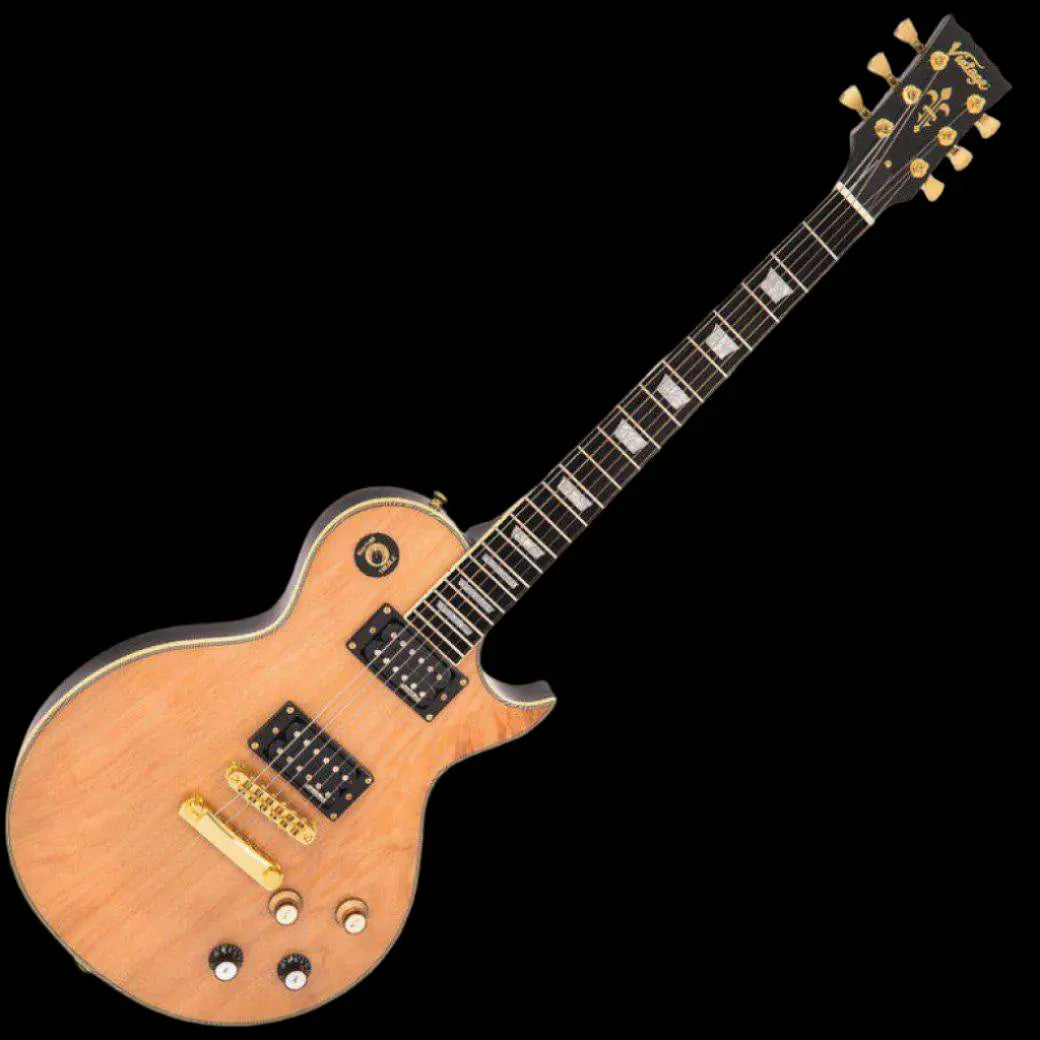 Vintage V100MP With Solid Carved Maple Cap - Richards Guitars Of Stratford Upon Avon