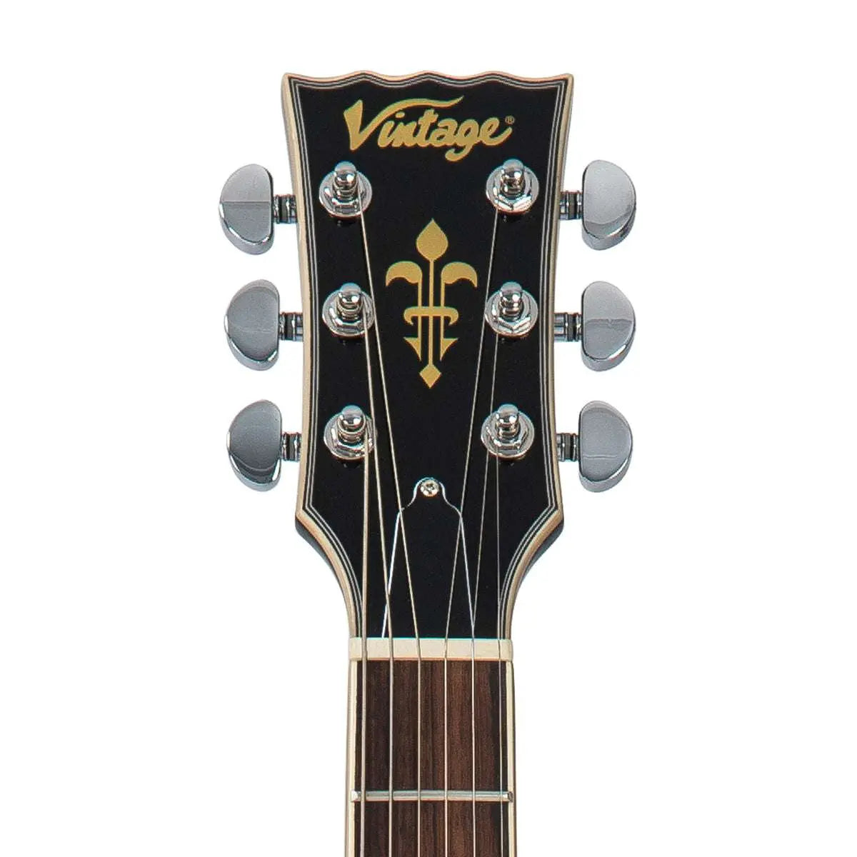 Vintage V100SVR ReIssued Electric Guitar ~ Silverburst - Richards Guitars Of Stratford Upon Avon