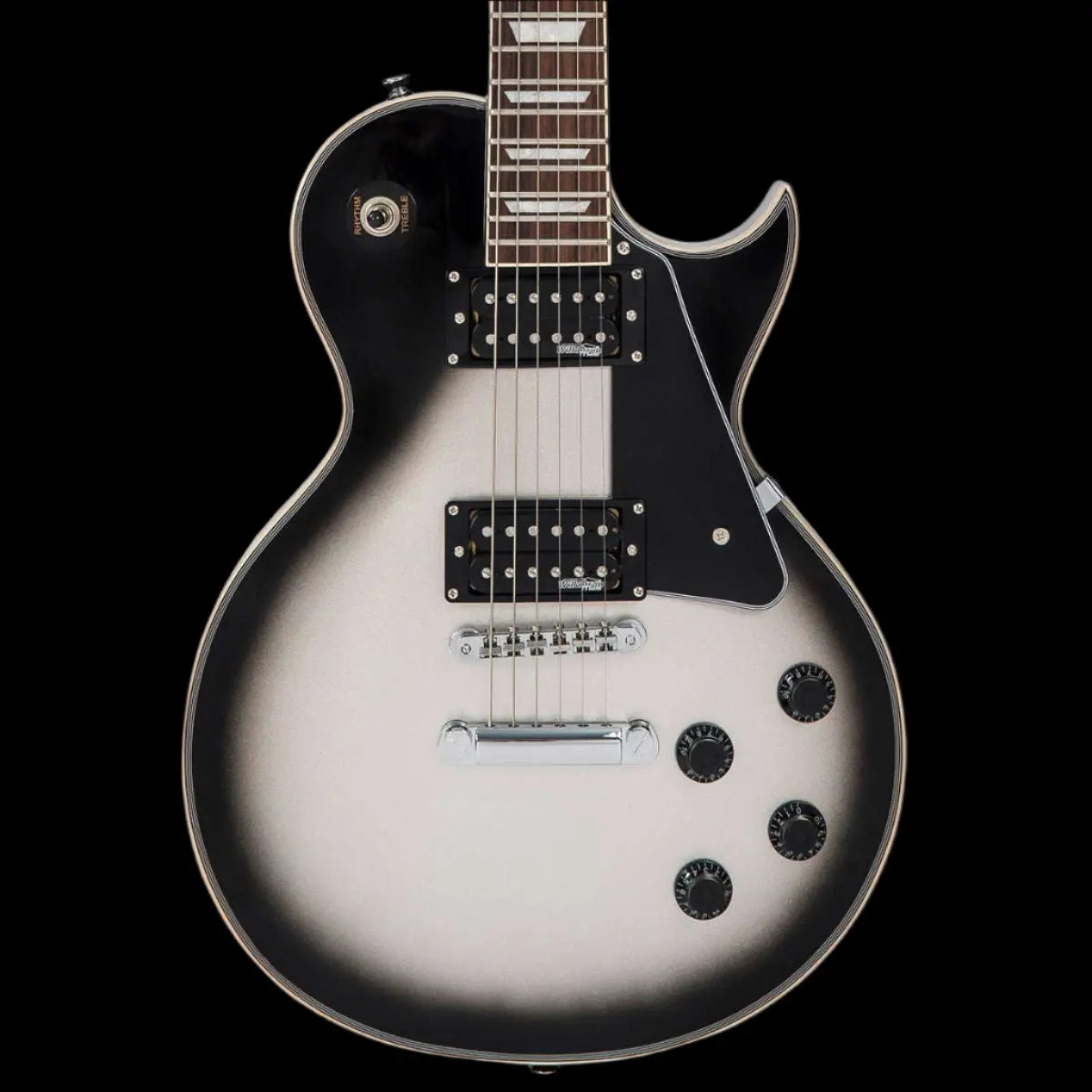 Vintage V100SVR ReIssued Electric Guitar ~ Silverburst - Richards Guitars Of Stratford Upon Avon