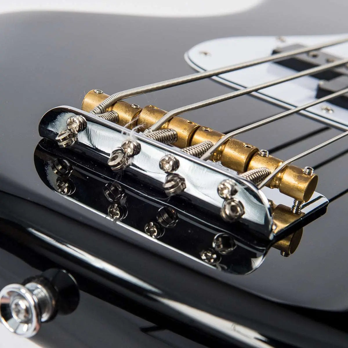 Vintage V4 ReIssued Bass Guitar - Boulevard Black - Richards Guitars Of Stratford Upon Avon