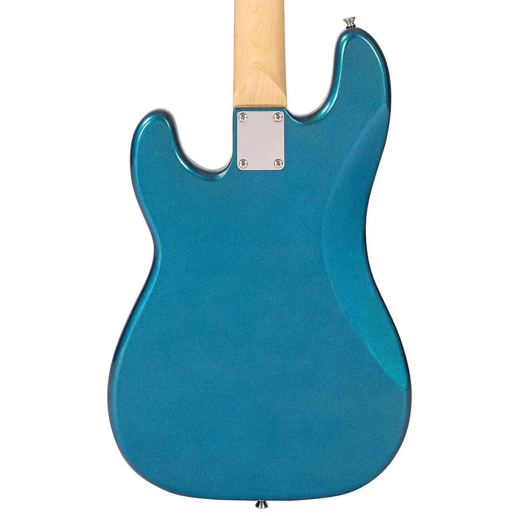 Vintage V40 Coaster Series Bass Guitar ~ Candy Apple Blue - Richards Guitars Of Stratford Upon Avon