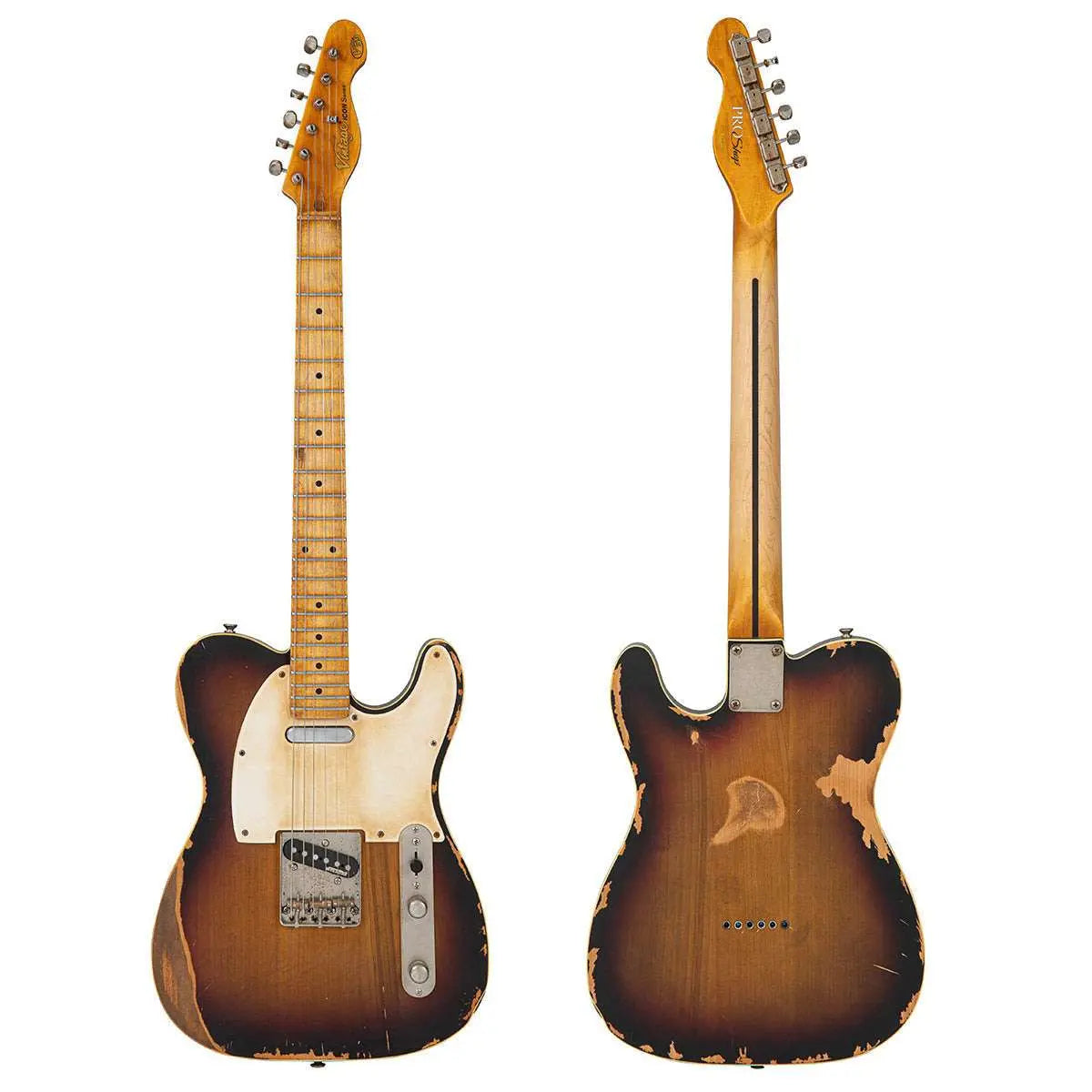 Vintage V59 ProShop Custom - Build ~ Distressed Tobacco (Contact: Richards Guitars. www.rguitars.co.uk) - Richards Guitars Of Stratford Upon Avon