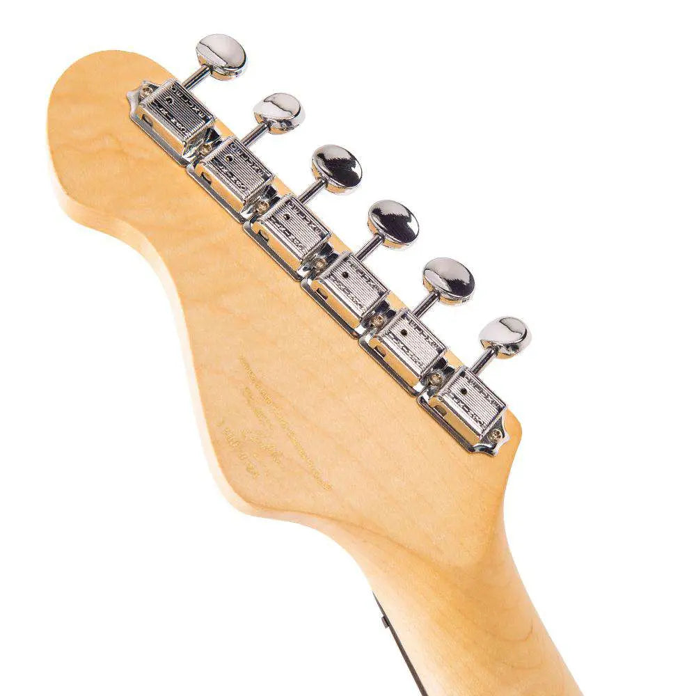 Vintage V6 ReIssued Electric Guitar ~ Candy Apple Blue - Richards Guitars Of Stratford Upon Avon