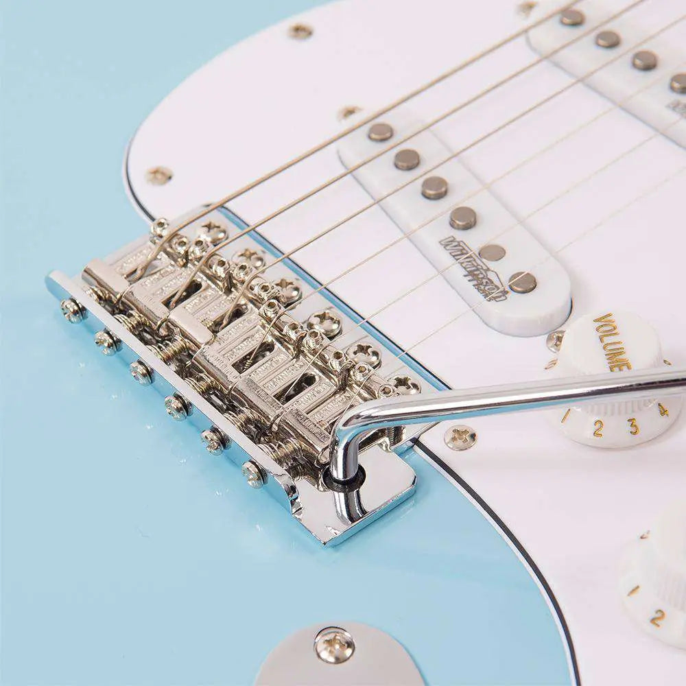 Vintage V6 ReIssued Electric Guitar ~ Laguna Blue - Richards Guitars Of Stratford Upon Avon