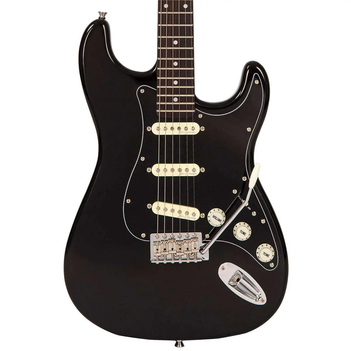 Vintage V60 Coaster Series Electric Guitar Pack ~ Boulevard Black - Richards Guitars Of Stratford Upon Avon