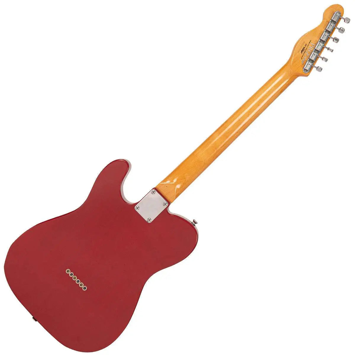 Vintage V62 ProShop Unique ~ Metallic Burgundy - Richards Guitars Of Stratford Upon Avon