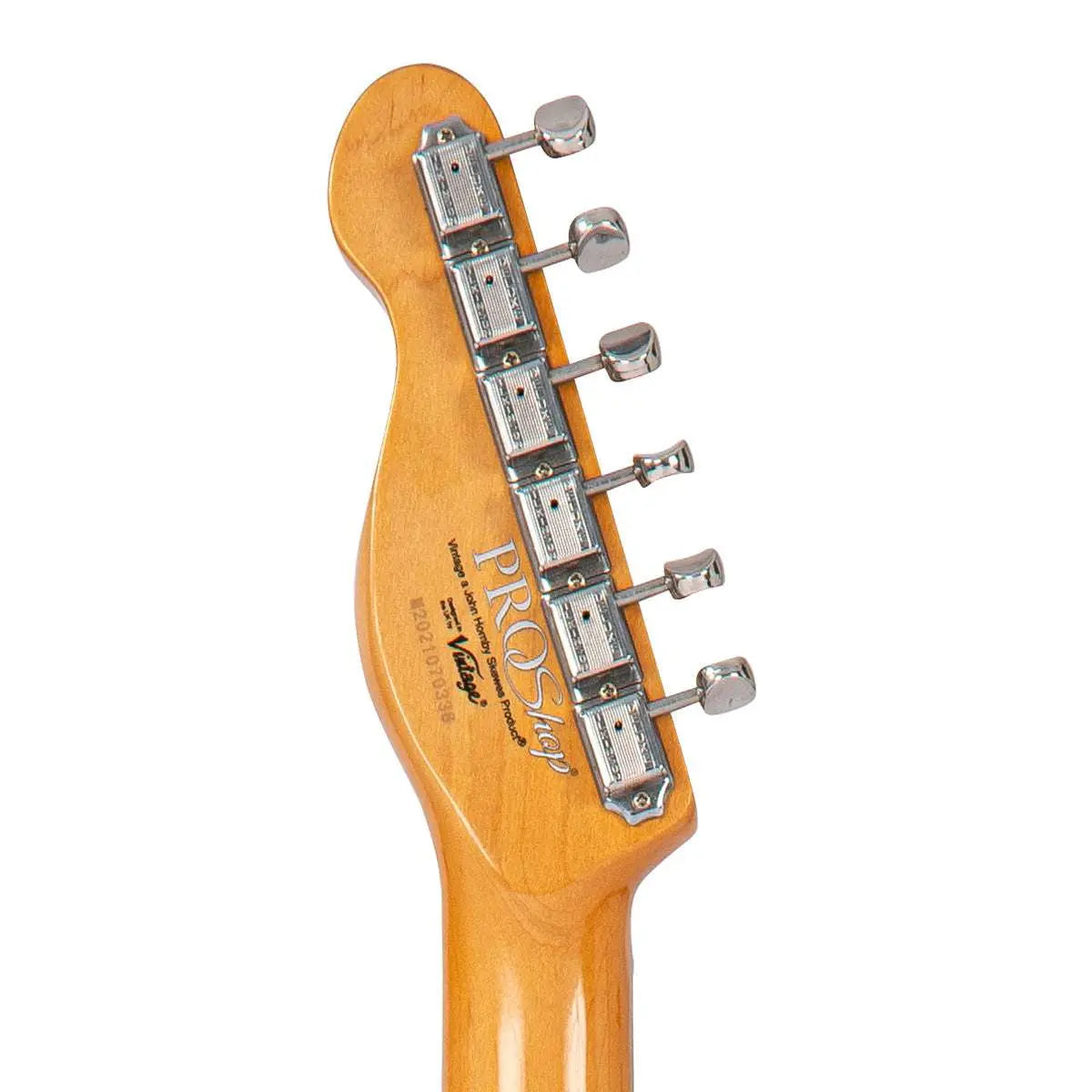 Vintage V62 ProShop Unique ~ Metallic Burgundy - Richards Guitars Of Stratford Upon Avon