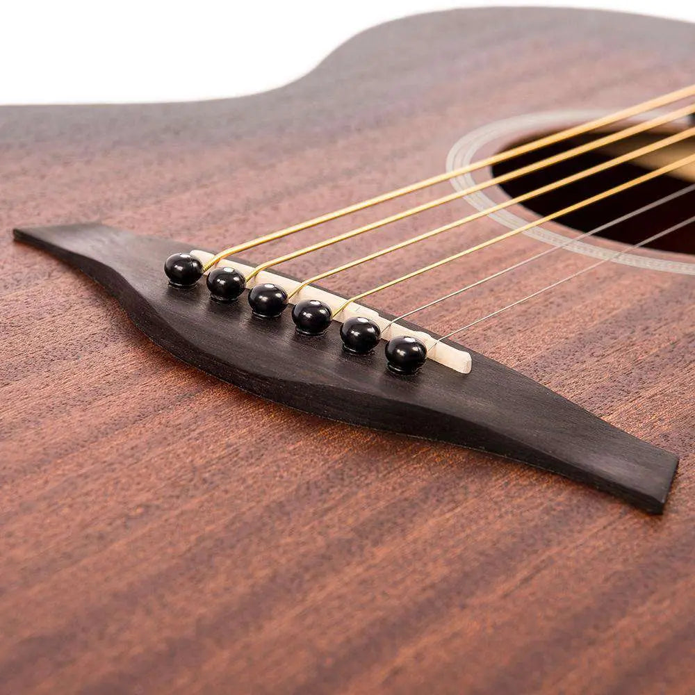 Vintage V660WK Statesboro' 'Orchestra' Acoustic Guitar ~ Whisky Sour - Richards Guitars Of Stratford Upon Avon