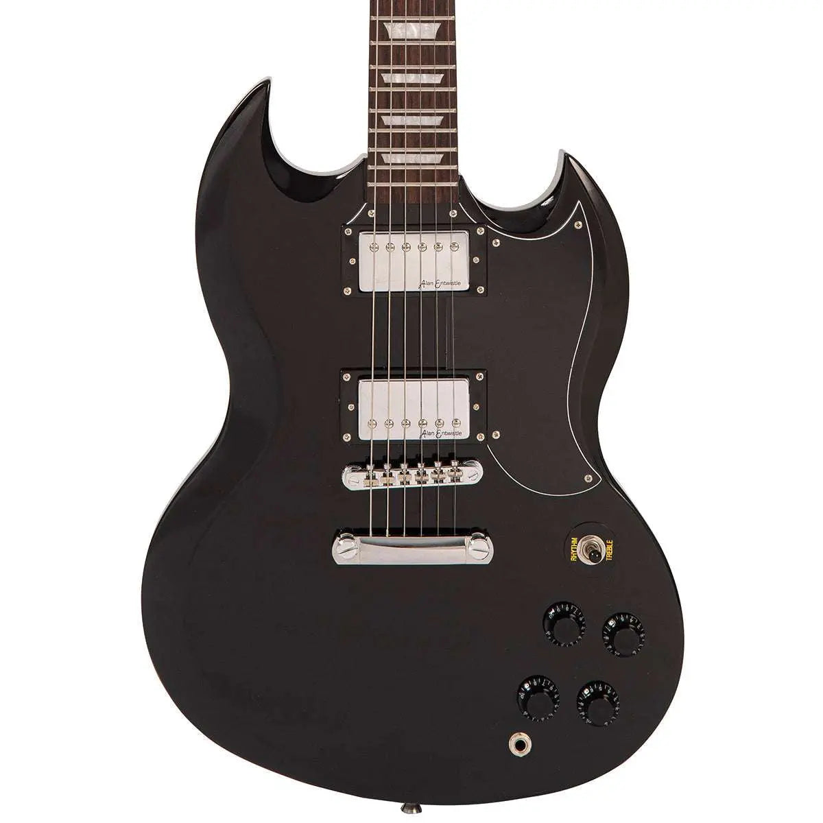 Vintage V69 Coaster Series Electric Guitar ~ Boulevard Black - Richards Guitars Of Stratford Upon Avon