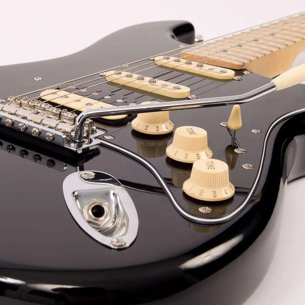 Vintage V6H ReIssued Electric Guitar ~ Boulevard Black - Richards Guitars Of Stratford Upon Avon