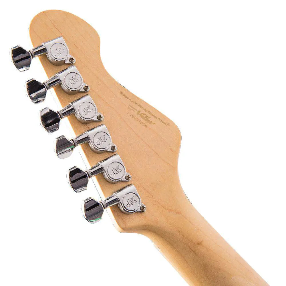 Vintage V6M24 ReIssued Electric Guitar ~ Ventura Green - Richards Guitars Of Stratford Upon Avon